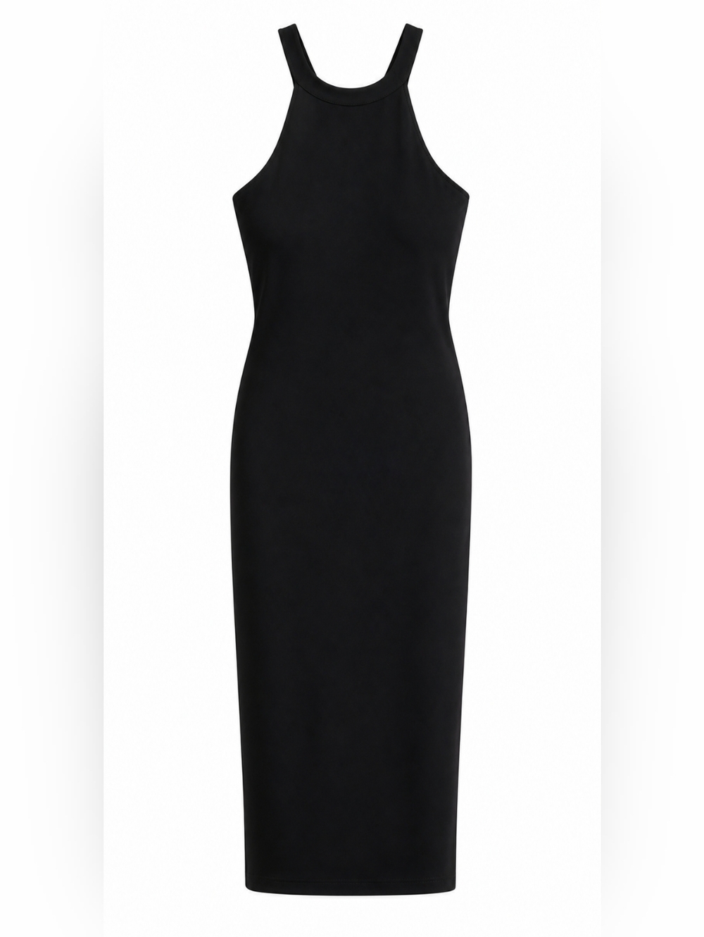 Le Chateau Black Dress with Gold Accent L WORN ONCE!